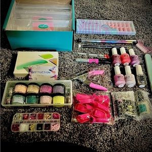 Lot of Gel Nail art supplies